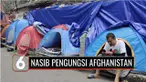 Sebanyak 20 pengungsi asal Afghanistan kembali menempati trotoar di Jalan Kebon Sirih, Jakarta Pusat. Mereka berharap bisa diterbangkan ke negara lain, dan mendapatkan kehidupan yang lebih layak.