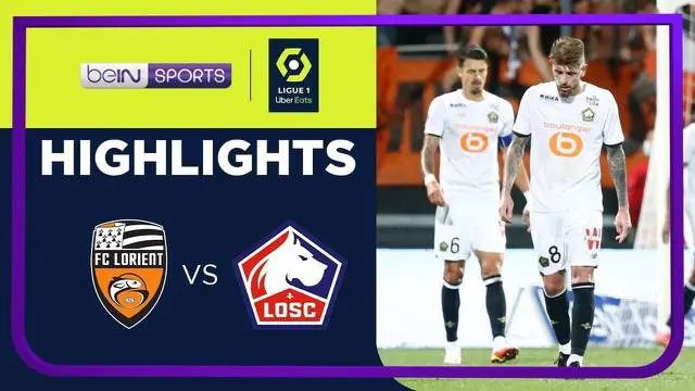 Berita video highlights Ligue 1, Lille dikalahkan oleh Lorient 1-2, Sabtu (11/9/21)