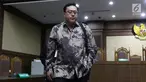 Terpidana korupsi pengadaan alat simulator SIM di Korlantas Polri, Budi Susanto usai sidang pengajuan Peninjauan Kembali di Pengadilan Tipikor, Jakarta, Rabu (5/9). Sebelumnya, Budi divonis delapan tahun penjara. (Liputan6.com/Helmi Fithriansyah)