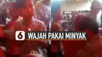 Entah apa maksudnya melakukan itu, namun aksinya mengundang komentar kocak netizen.