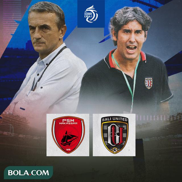BRI Liga 1 - Duel Pelatih - PSM Makassar Vs Bali United