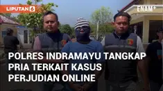Reskrim Polres Indramayu menangkap pria, AKD (44), terkait kasus judi online. Barang bukti berupa perangkat elektronik dan akun media sosial