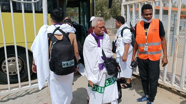 Jemaah Haji Indonesia Tiba di Arafah