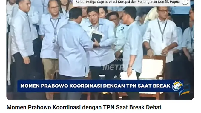 <p>Penelusuran klaim video petugas KPU memberikan surat bocoran ke Prabowo</p>