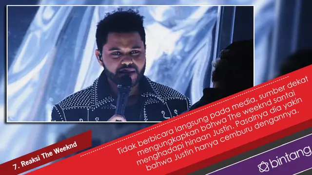 [Bintang] Infografis Justin Bieber dan The Weeknd