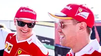 Vettel: Raikkonen Berhak Mendapatkan Hasil yang Lebih Baik