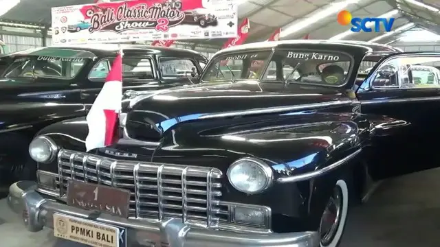 Kendaraan Bekas Presiden Soekarno Mejeng di Pameran Mobil Klasik Bali