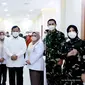 Menteri Pertahanan Prabowo Subianto saat meresmikan MRI Center di RSPAD Gatot Subroto, Kamis (3/2/2022).