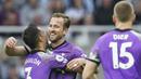 Gol kemenangan Tottenham disarangkan oleh Tanguy Ndombele, Harry Kane dan Son Heung-min. (AP/Jon Super)