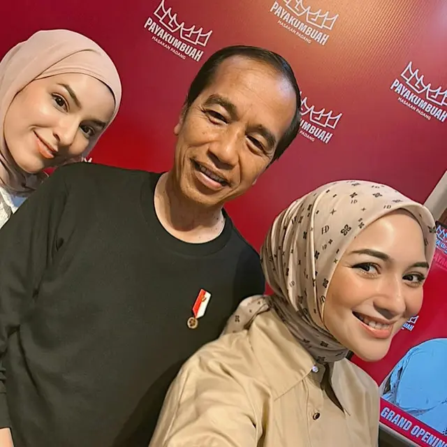 Presiden Joko Widodo dan Citra Kirana. (Instagram/ citraciki)