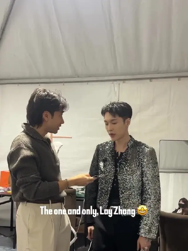 5 Momen kebersamaan Vidi Aldiano dan Lay EXO, Pertemuan Memukau di Makau (credit: instagram/vidialdiano).