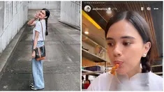Setibanya di Korea Selatan, Audi Marissa langsung kulineran dan tapak tilas ke tempat yang pernah dikunjungi oleh RM BTS. Kecintaannya dengan K-Pop dan Korea Selatan memang membuat Audi Marissa selalu rindu untuk mengunjunginya Negeri Ginseng tersebut. Dalam story Instagramnya saat sampai di Bandara Incheon, Korsel, Audi Marissa menyebut Korea Selatan sudah seperti kampung halamannya. (Liputan6.com/IG/@audimarissa)