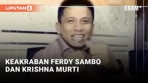 VIDEO: Viral Video Lawas Pertemanan Ferdy Sambo dan Krishna Murti