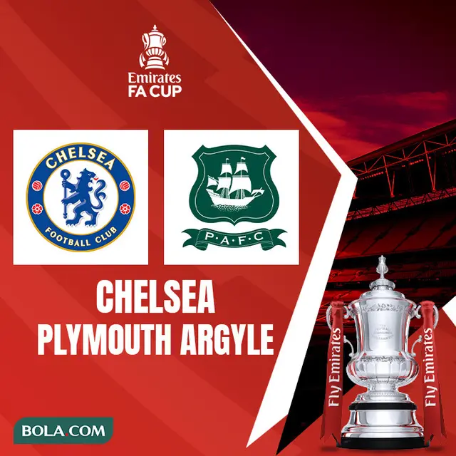 Piala FA - Chelsea Vs Plymouth Argyle