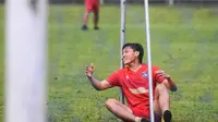 Pemain sayap arema, Feby Eka Putra. (Iwan Setiawan/Bola.com)