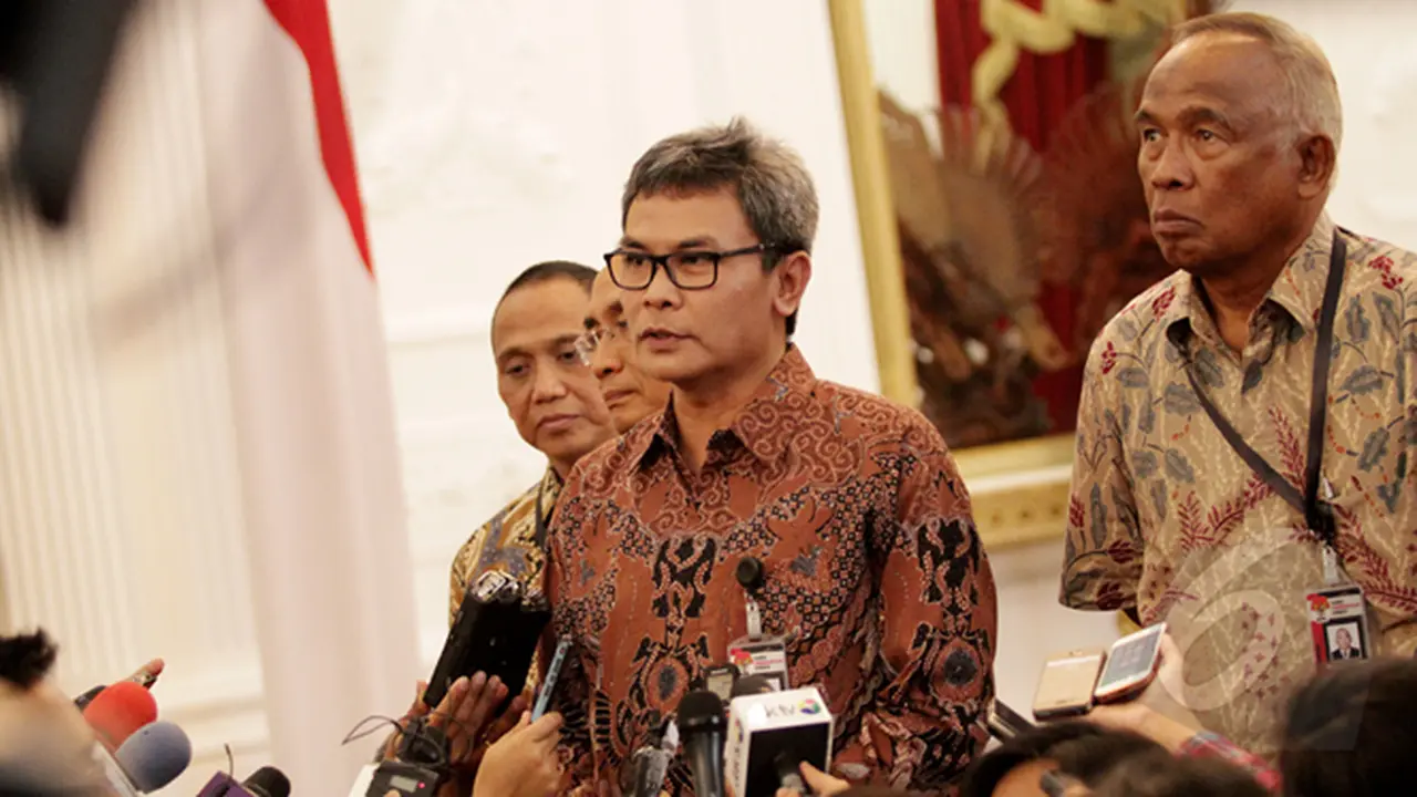 Lima Pimpinan KPK Temui Presiden Jokowi