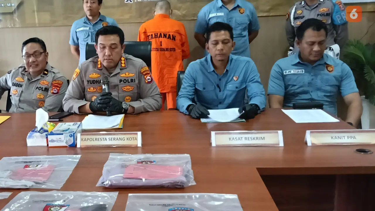 Dukun Palsu Rudapaksa Ibu Muda di Kota Serang, Banten. (Kamis, 12/06/2025). (Yandhi Deslatama/Liputan6.com).