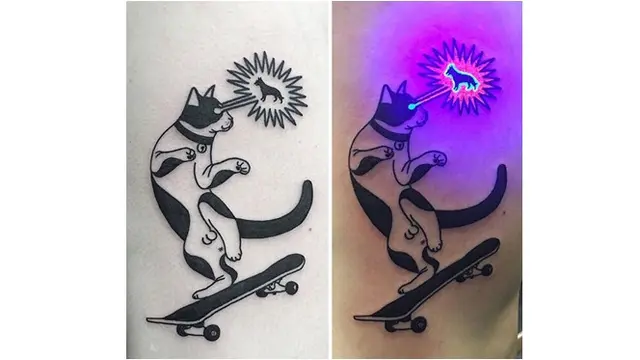 7 Desain Tatto Glow In The Dark, Bikin Imajinasi Jadi Nyata