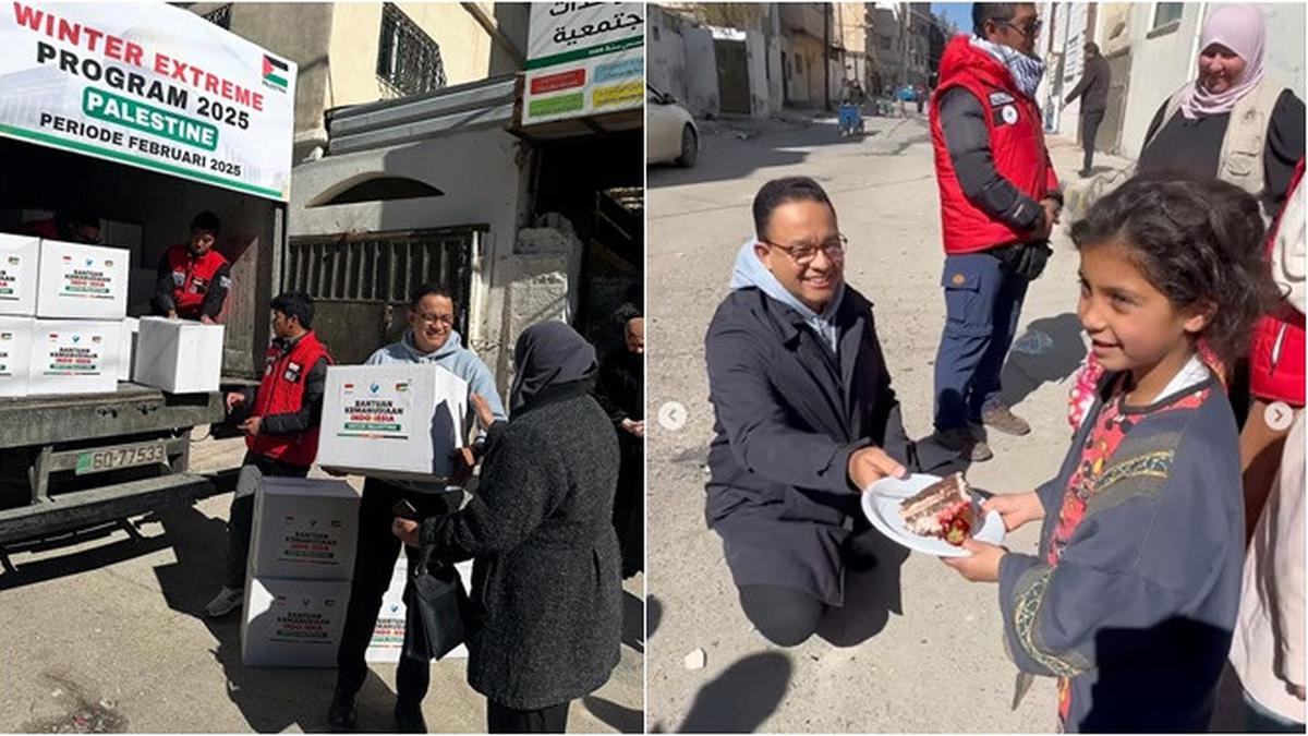 6 Potret Anies Baswedan di Yordania, Salurkan Bantuan untuk Pengungsi Palestina