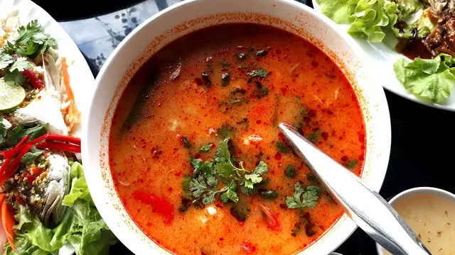 Ilustrasi Sup Tom Yum