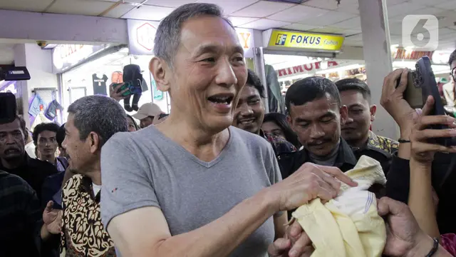 Jusuf Hamka Sambangi Pasar Tanah Abang