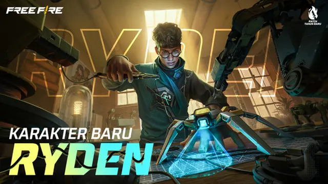 Patch Tahun Baru Free Fire hadirkan karakter Ryden (Garena).