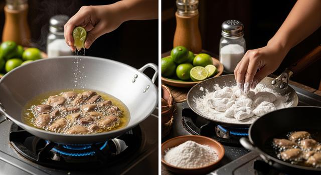 4. Manfaatkan Bahan Penstabil atau Lapisan Tepung