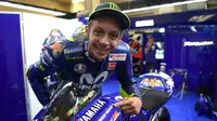 Pembalap Movistar Yamaha, Valentino Rossi. (Twitter/Yamaha MotoGP)