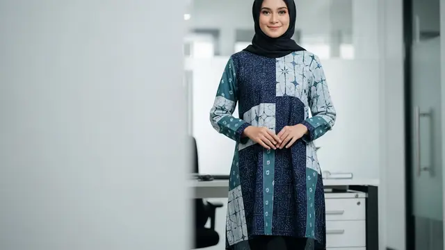 Tunik Batik Simpel