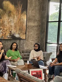 Aksi nyata penggemar K-Pop setop pendanaan Hana Bank ke energi fosil.