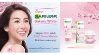 Miliki wajah secantik bunga sakura dengan rangkaian produk lengkap dari Garnier Sakura White.