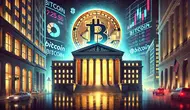 Ilustrasi cadangan strategis Bitcoin. (Foto by AI)