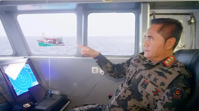 Kementerian Kelautan dan Perikanan (KKP) menangkap 2 kapal asing berbendera Vietnam di perairan Natuna Utara. (Dok KKP)