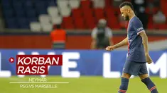 Berita Video Jadi Korban Rasis Saat PSG Vs Marseille, Neymar Justru Terima Kartu Merah