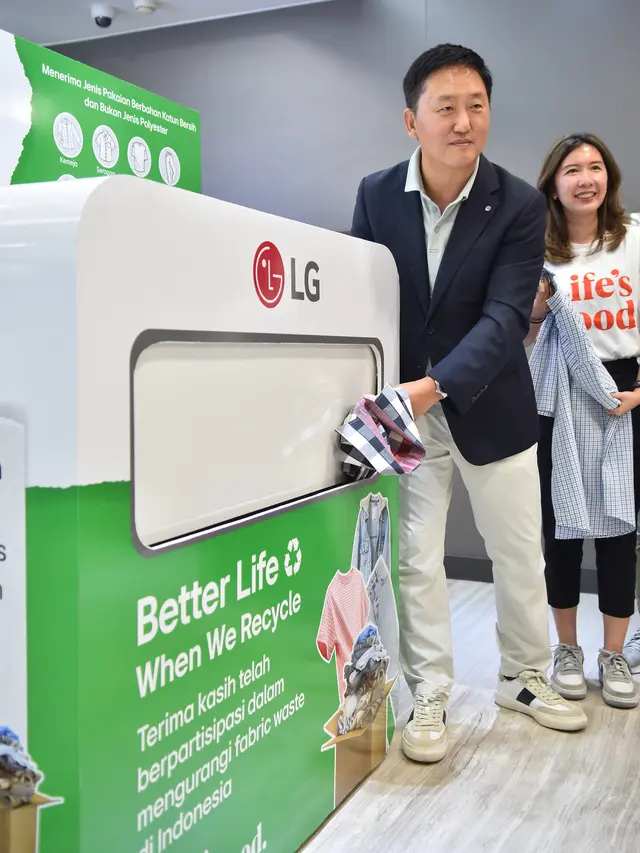 Kurangi Fabric Waste, LG Ajak Masyarakat Daur Ulang Pakaian Bekas Jadi Lebih Bermanfaat