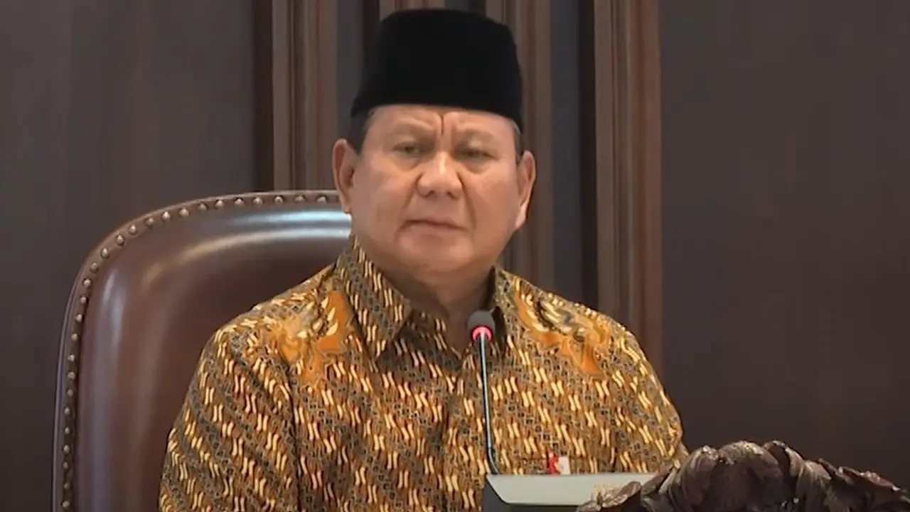 Presiden Republik Indonesia Prabowo Subianto menyebut memiliki program khusus untuk mengatasi kekurangan dokter di Indonesia. (Foto: Tangkapan Layar Sekretariat Presiden)