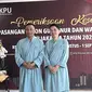 Pasangan bakal calon gubernur dan wakil gubernur Jakarta jalur independen Dharma Pongrekun dan Kun Wardana menjalani tes kesehatan di RSUD Tarakan, Jakarta pada Minggu (1/9/2024). (Liputan6.com/Winda Nelfira)