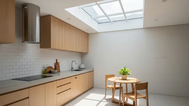 Model Atap Dapur Belakang Rumah yang Adem dan Terang