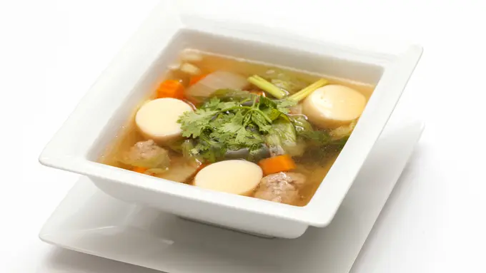 Resep Sup Tahu Bening Jahe Rendah Lemak