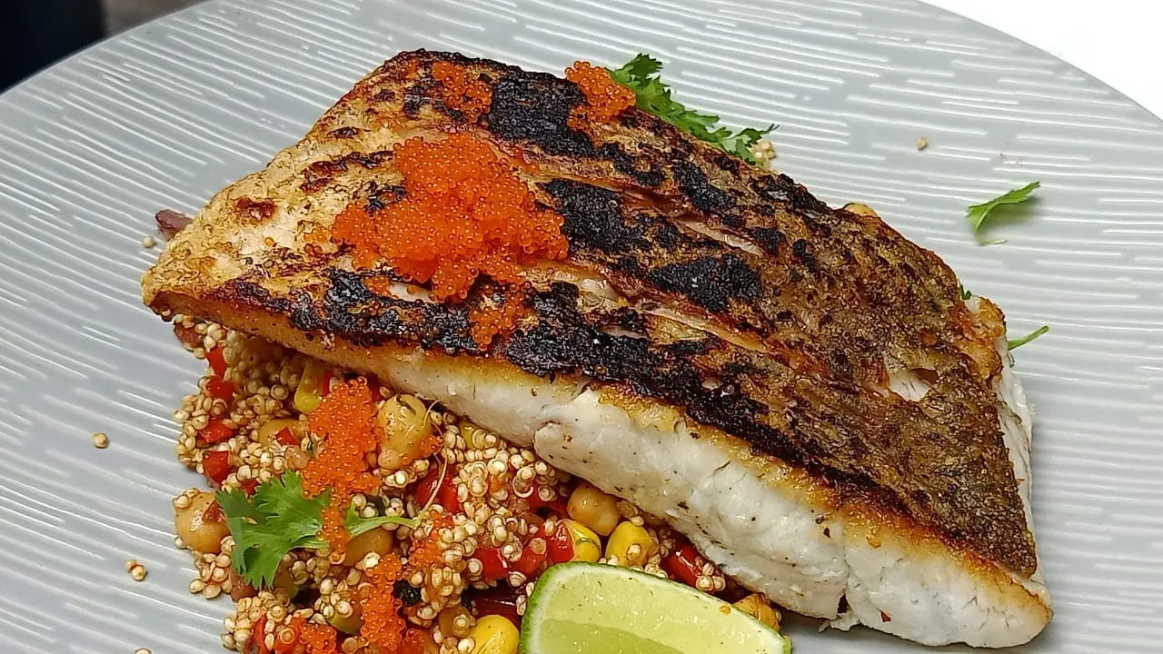 Resep Baramundi Panggang dengan Quinoa, Santapan Sehat nan Terlihat Mewah