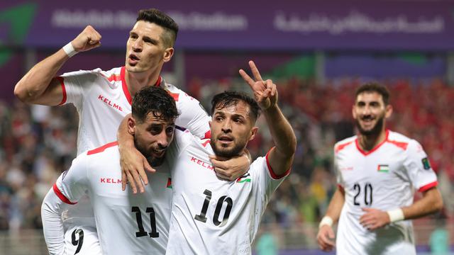 Oday Dabbagh, Palestina vs Hong Kong, Piala Asia 2023