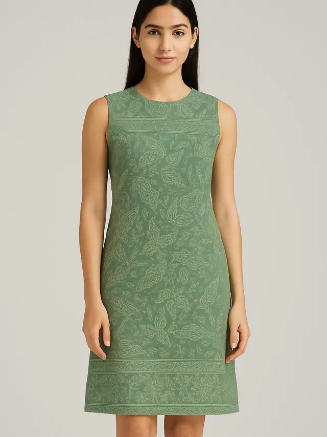 Model Dress Batik Selutut Terbaru