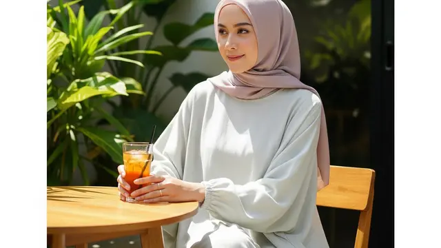 Model Gamis Linen Terbaru Adem Cocok untuk Cuaca Panas