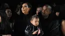 Rapper berusia 38 tahun, Kanye West inginkan kehamilan anak ketiga pada istrinya Kim Kardashian. (AFP/Bintang.com)