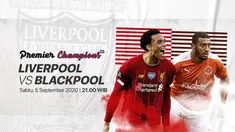 Berita video juara Liga Inggris 2019/2020, Liverpool, akan menghadapi Blackpool dalam laga uji coba yang ditayangkan di Vidio pukul 21.00, Sabtu (5/9/2020) WIB.