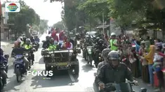 Kirab obor api Asian Games 2018 disambut kesenian Hadrah saat tiba di Situbondo, Jawa Timur.