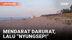 Sebuah pesawat kecil berhasil melakukan pendaratan darurat di Pantai Cedar, Long Island pada hari Rabu. Pilot dan satu penumpang keluar dari insiden tersebut tanpa cedera.