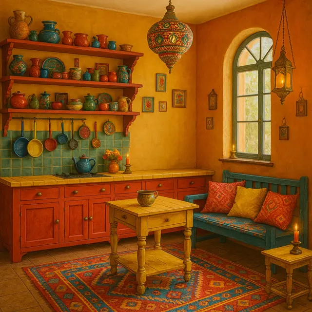 Model Rumah 6x9 dengan Dapur Terbuka Idaman Ibu-ibu Muda (Image by ChatGPT)