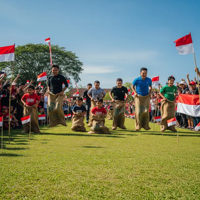 Ide Lomba 17 Agustusan Indoor dan Outdoor. (AI Generated)