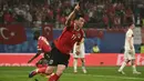 Austria memperkecil ketinggalan berkat gol Michael Gregoritsch pada menit ke-66. (Angelos Tzortzinis/AFP)